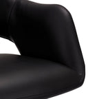 4er Set Esszimmerstühle mit Armlehne Luna - Drehbar - Schwarz - FURNHOUSE