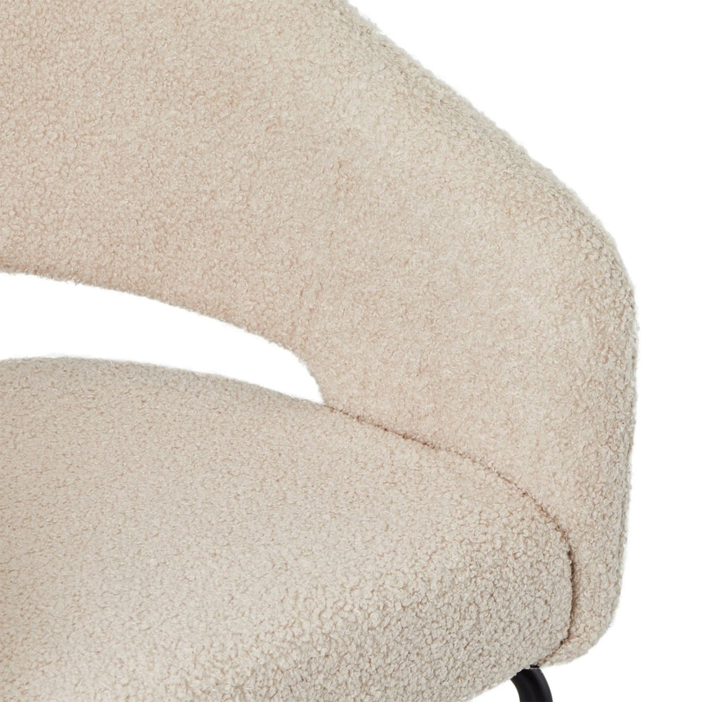 4er Set Esszimmerstühle mit Armlehne Natalie - Beige - FURNHOUSE