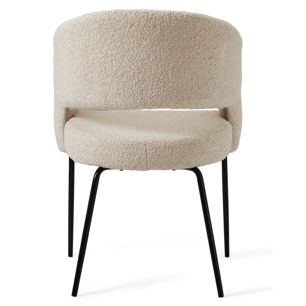 4er Set Esszimmerstühle mit Armlehne Natalie - Beige - FURNHOUSE