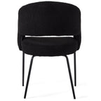 4er Set Esszimmerstühle mit Armlehne Natalie - Schwarz - FURNHOUSE