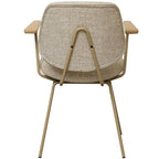 4er Set Esszimmerstühle mit Armlehne Sofia - Beige - FURNHOUSE