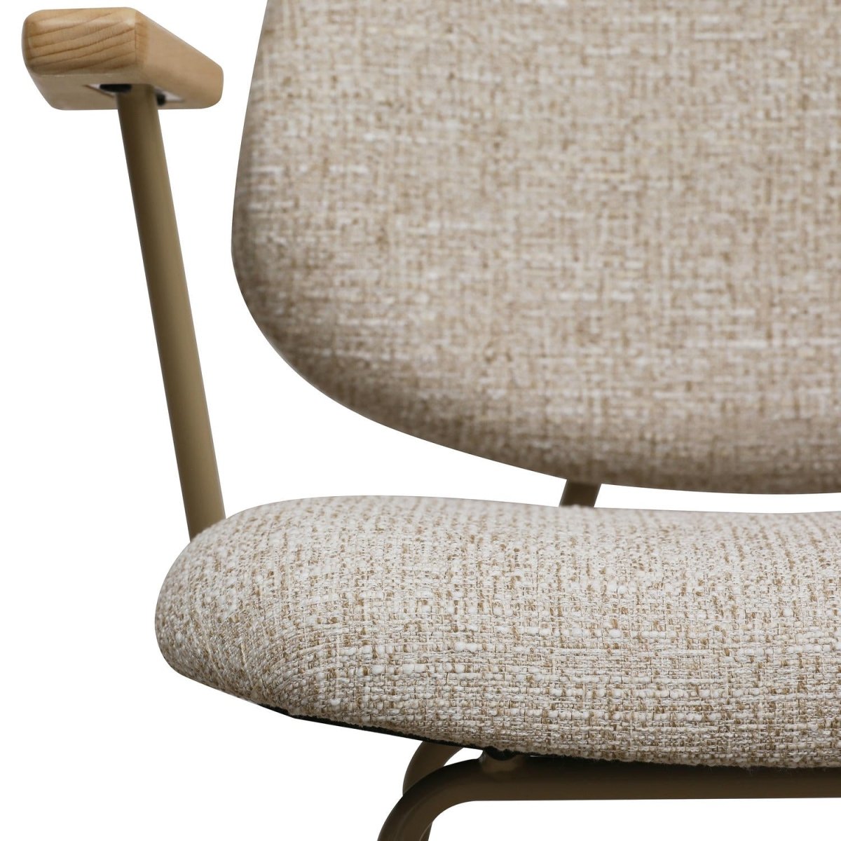 4er Set Esszimmerstühle mit Armlehne Sofia - Beige - FURNHOUSE