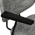 4er Set Esszimmerstühle mit Armlehne Sofia - Grau - FURNHOUSE