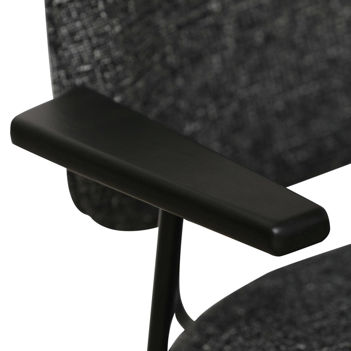 4er Set Esszimmerstühle mit Armlehne Sofia - Schwarz - FURNHOUSE