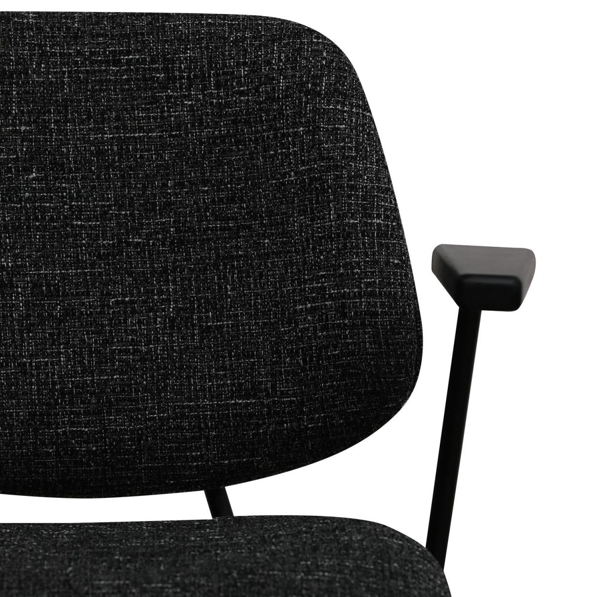 4er Set Esszimmerstühle mit Armlehne Sofia - Schwarz - FURNHOUSE