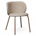 4er Set Esszimmerstühle Nanna - Beige - FURNHOUSE