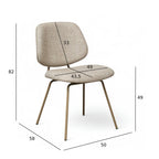 4er Set Esszimmerstühle Sofia - Beige - FURNHOUSE