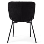 4er Set Esszimmerstühle Teddy - Schwarz - FURNHOUSE