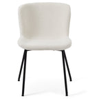 4er Set Esszimmerstühle Teddy - Weiß - FURNHOUSE