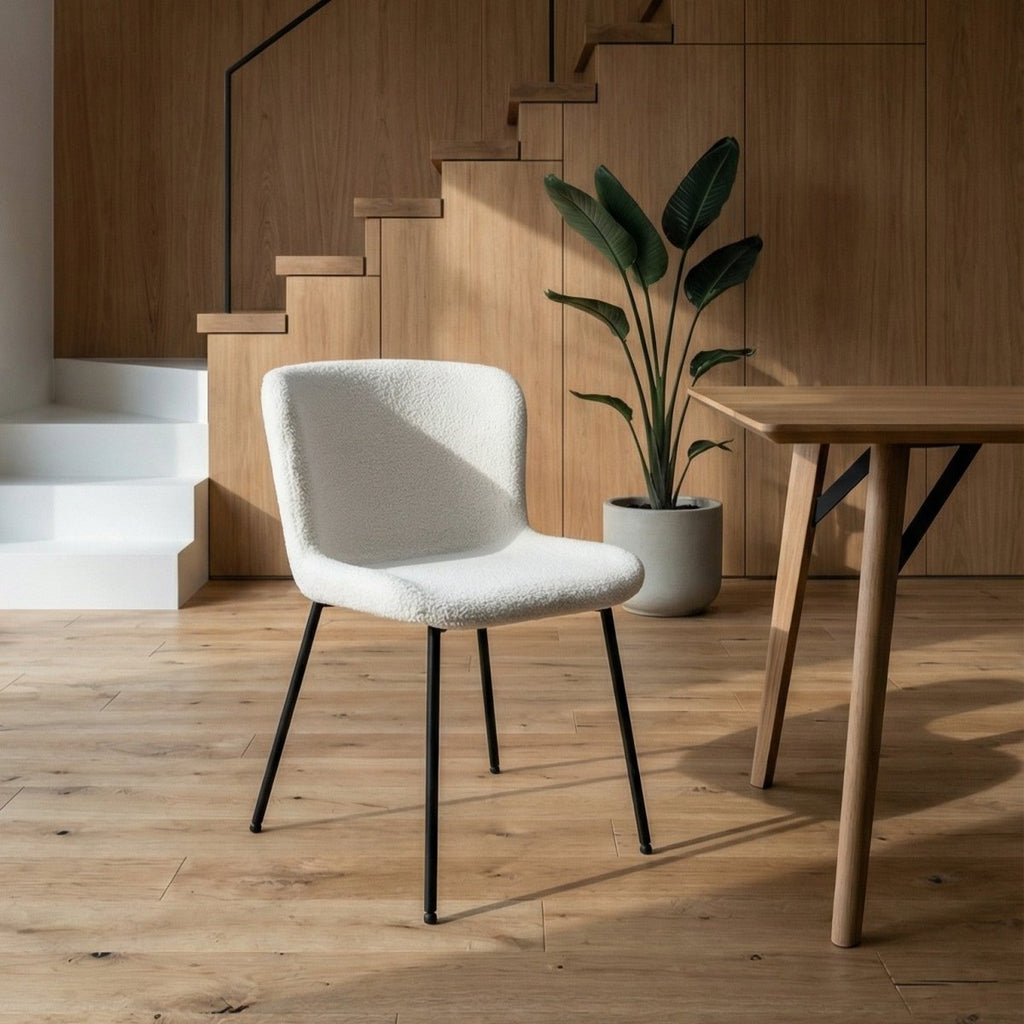 4er Set Esszimmerstühle - Weiß - FURNHOUSE