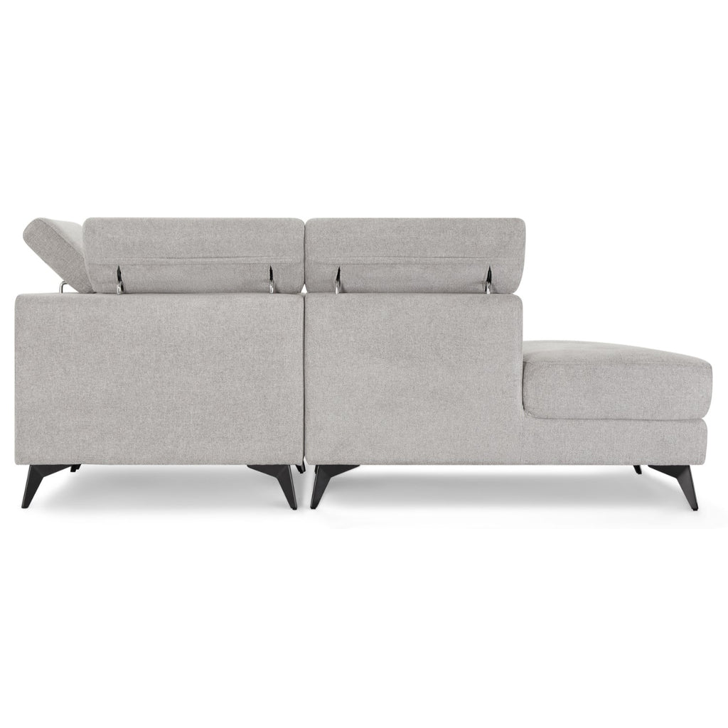 5-Sitzer Ecksofa Links Betis Grau - FURNHOUSE