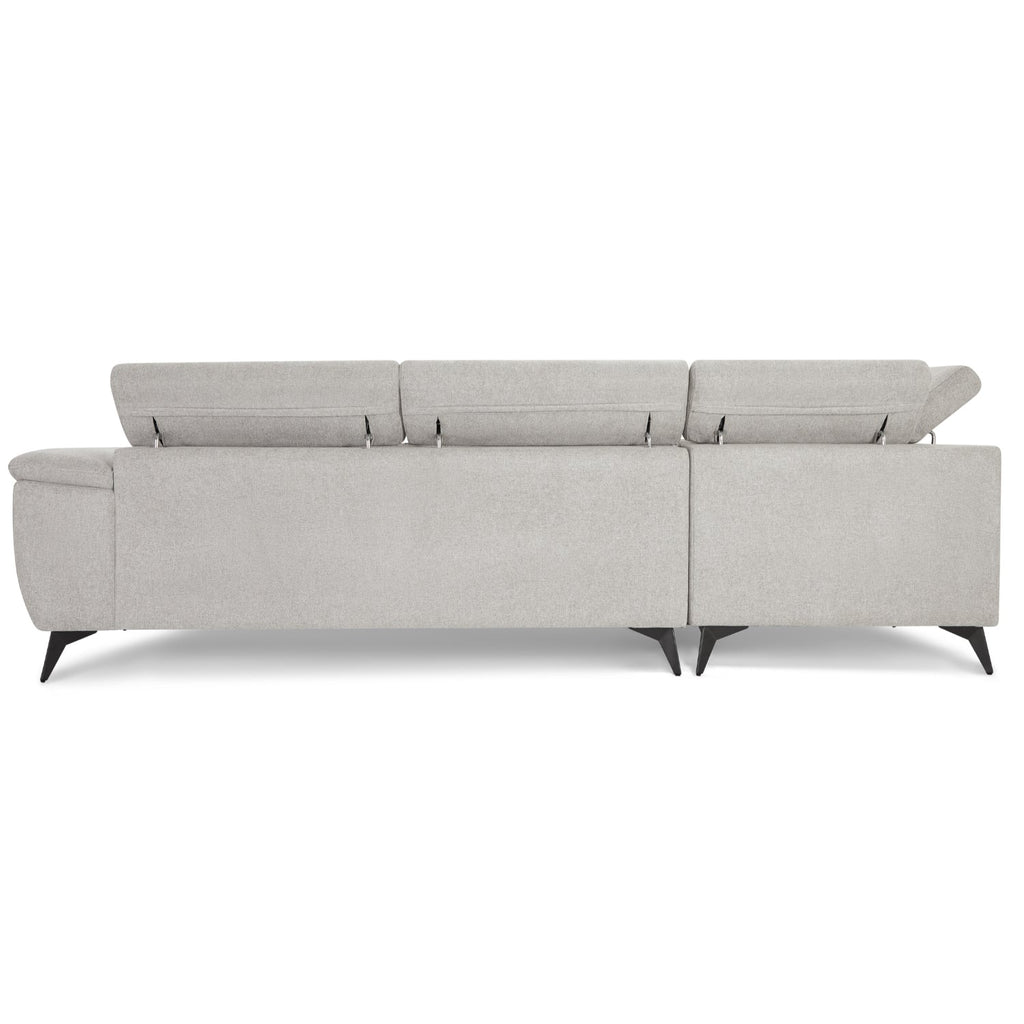 5-Sitzer Ecksofa Links Betis Grau - FURNHOUSE