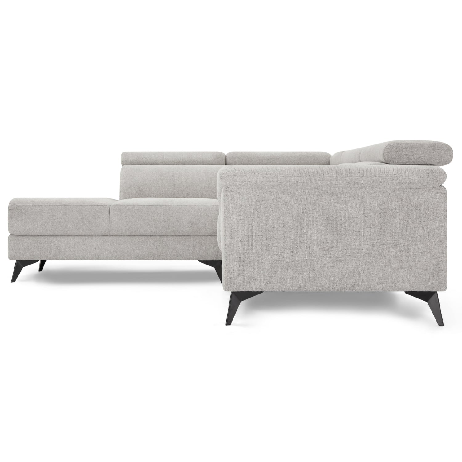 5-Sitzer Ecksofa Links Betis Grau - FURNHOUSE