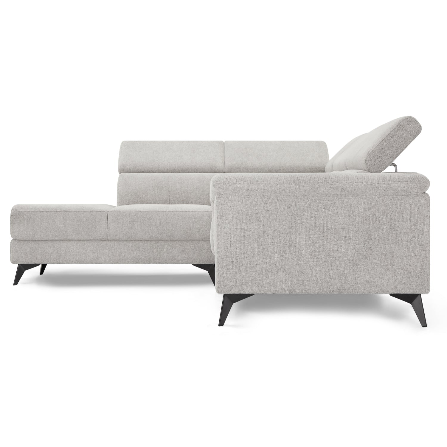 5-Sitzer Ecksofa Links Betis Grau - FURNHOUSE