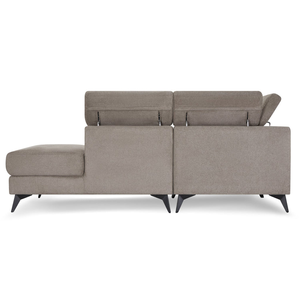 5-Sitzer Ecksofa Rechts Betis Beige - FURNHOUSE