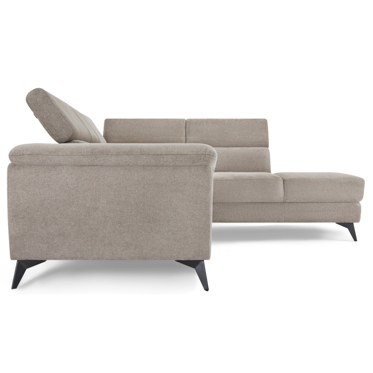 5-Sitzer Ecksofa Rechts Betis Beige - FURNHOUSE
