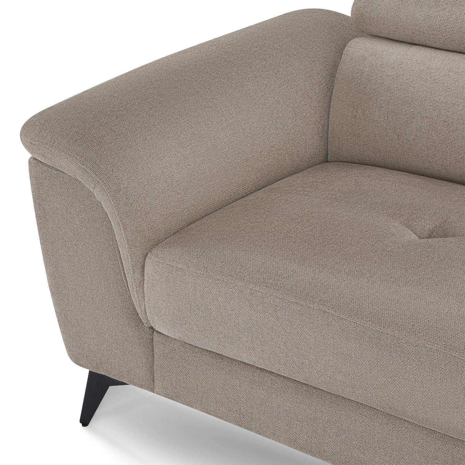 5-Sitzer Ecksofa Rechts Betis Beige - FURNHOUSE