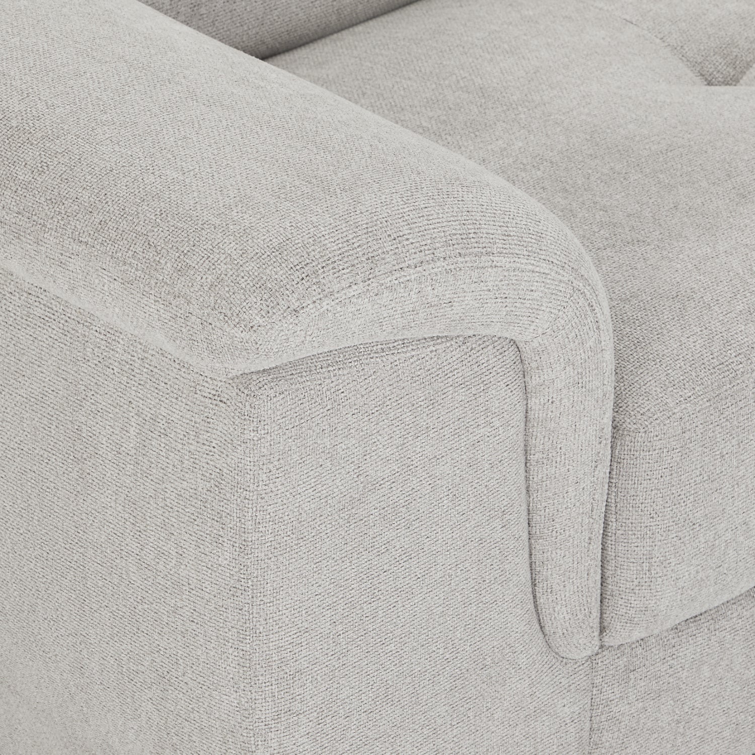 5-Sitzer Ecksofa Rechts Betis Grau - FURNHOUSE