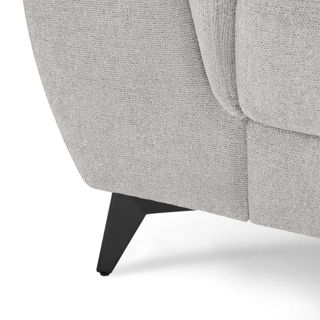 5-Sitzer Ecksofa Rechts Betis Grau - FURNHOUSE