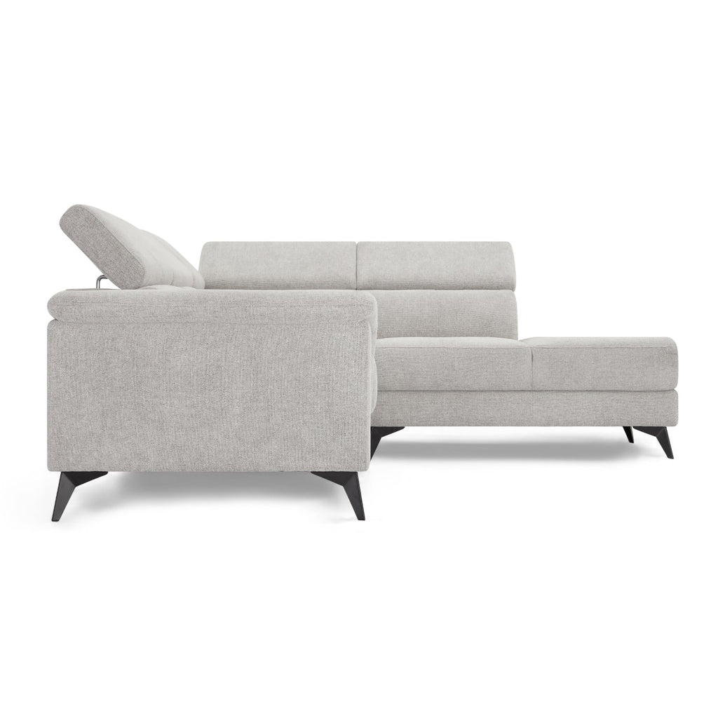 5-Sitzer Ecksofa Rechts Betis Grau - FURNHOUSE
