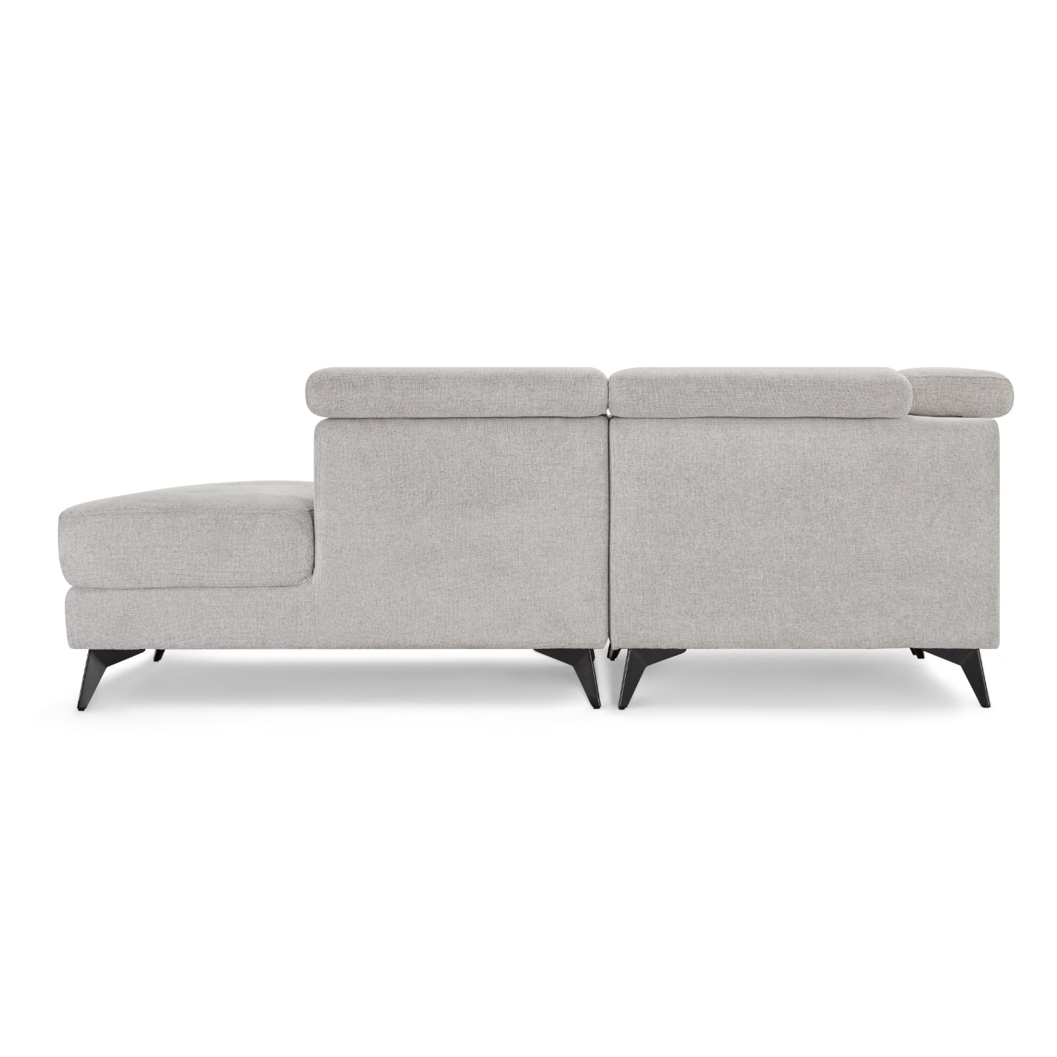 5-Sitzer Ecksofa Rechts Betis Grau - FURNHOUSE