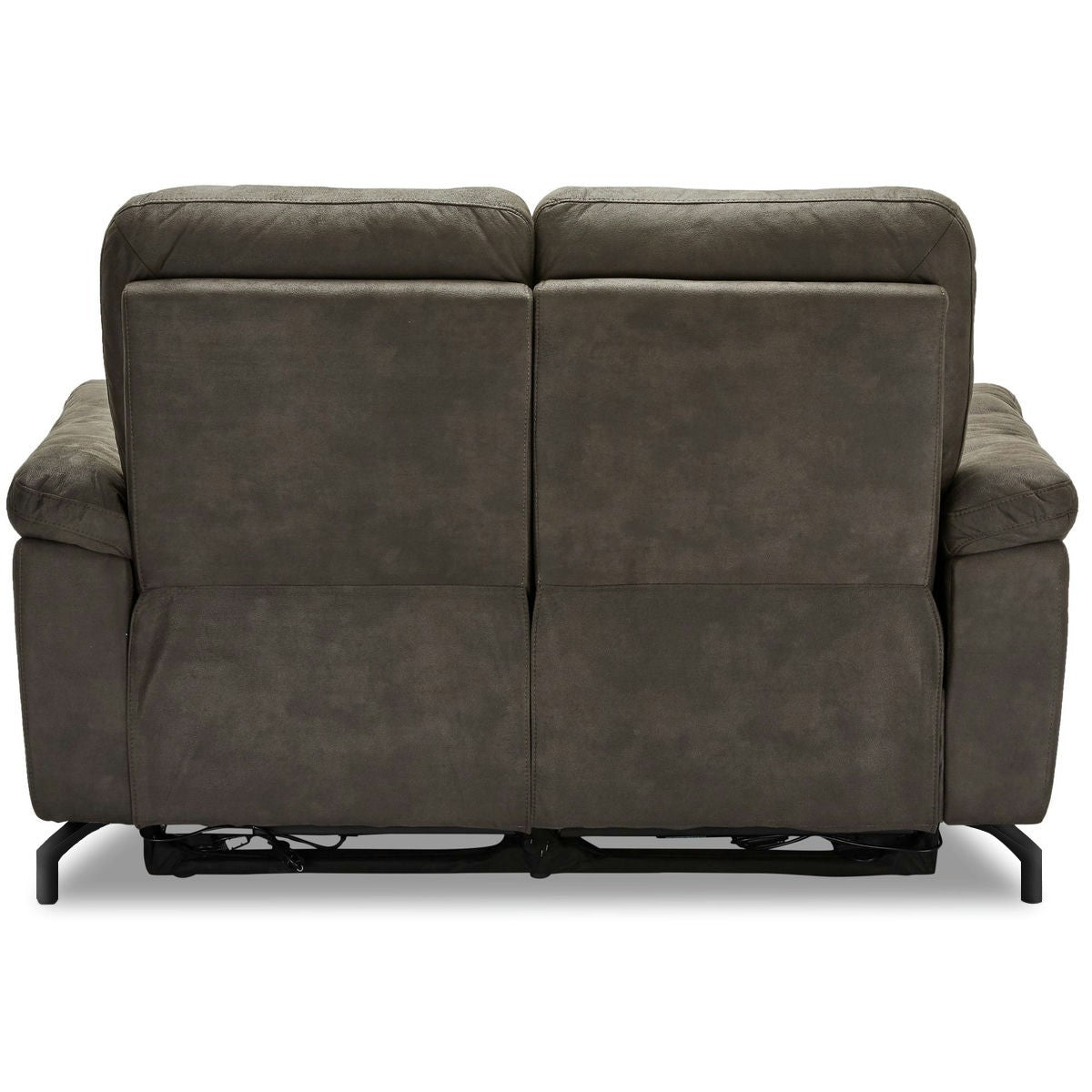 Selesta 2-Sitzer Sofa – mit Elektrische Relaxfunktion, USB - Stoffbezug Taupe Grau