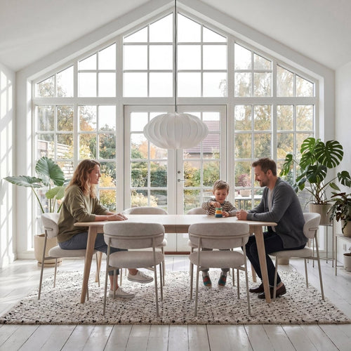 6er Set Esszimmerstühle Diana - Beige - IBBE DESIGN - FURNHOUSE