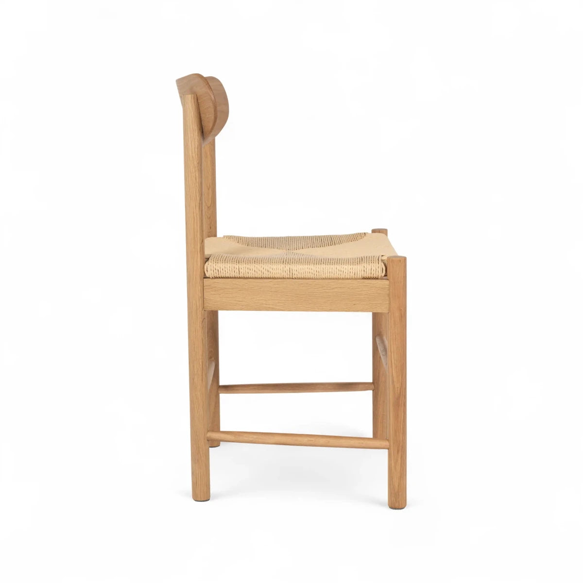 6er Set Esszimmerstühle Malou mit Geflechtsitz - Wildeiche - FURNHOUSE