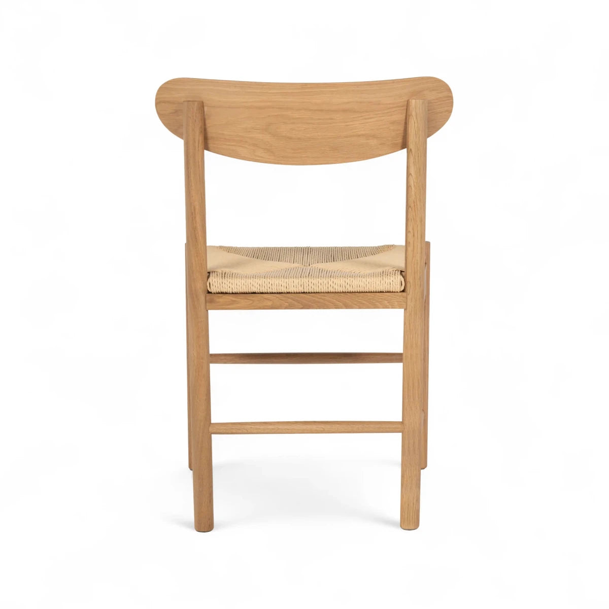 6er Set Esszimmerstühle Malou mit Geflechtsitz - Wildeiche - FURNHOUSE