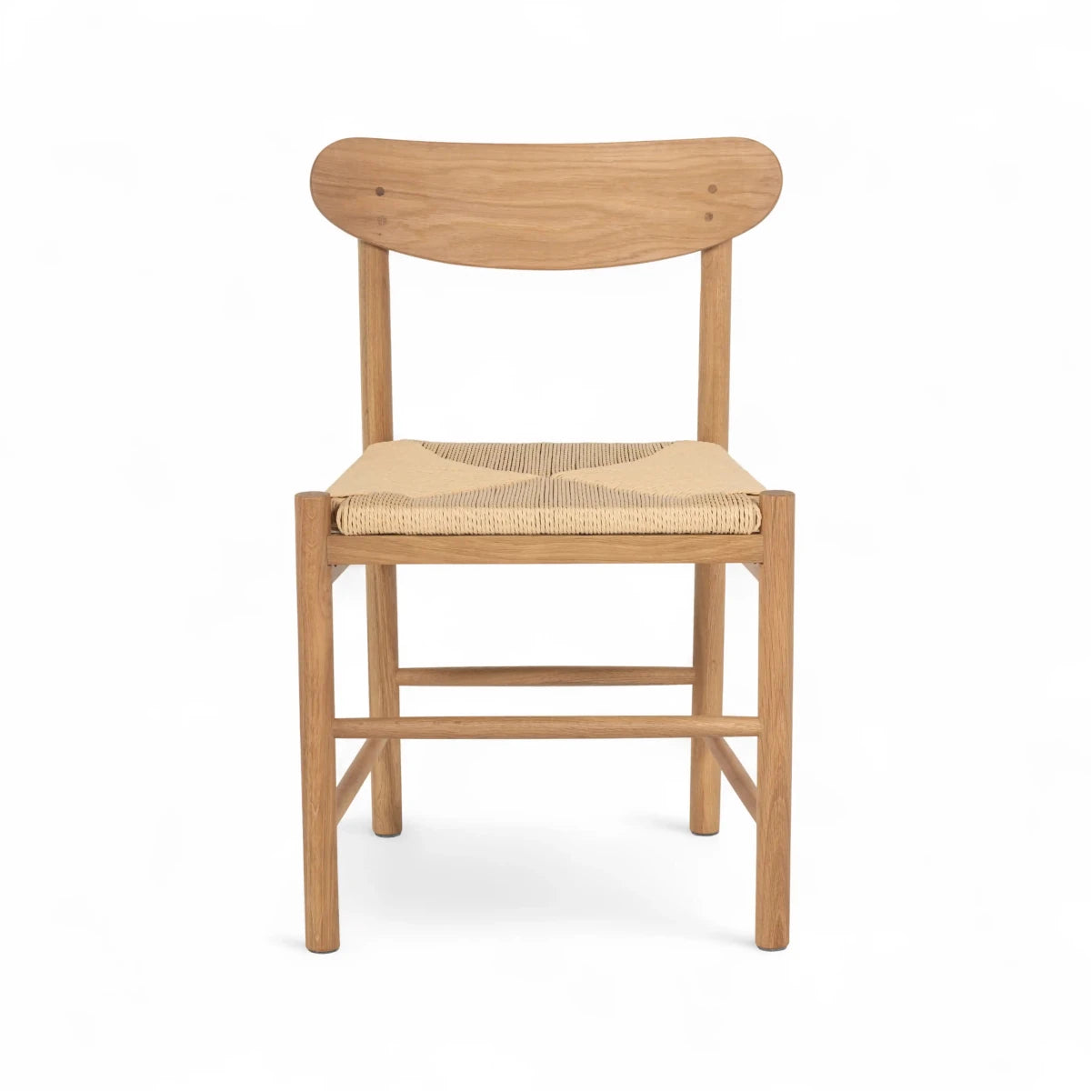 6er Set Esszimmerstühle Malou mit Geflechtsitz - Wildeiche - FURNHOUSE