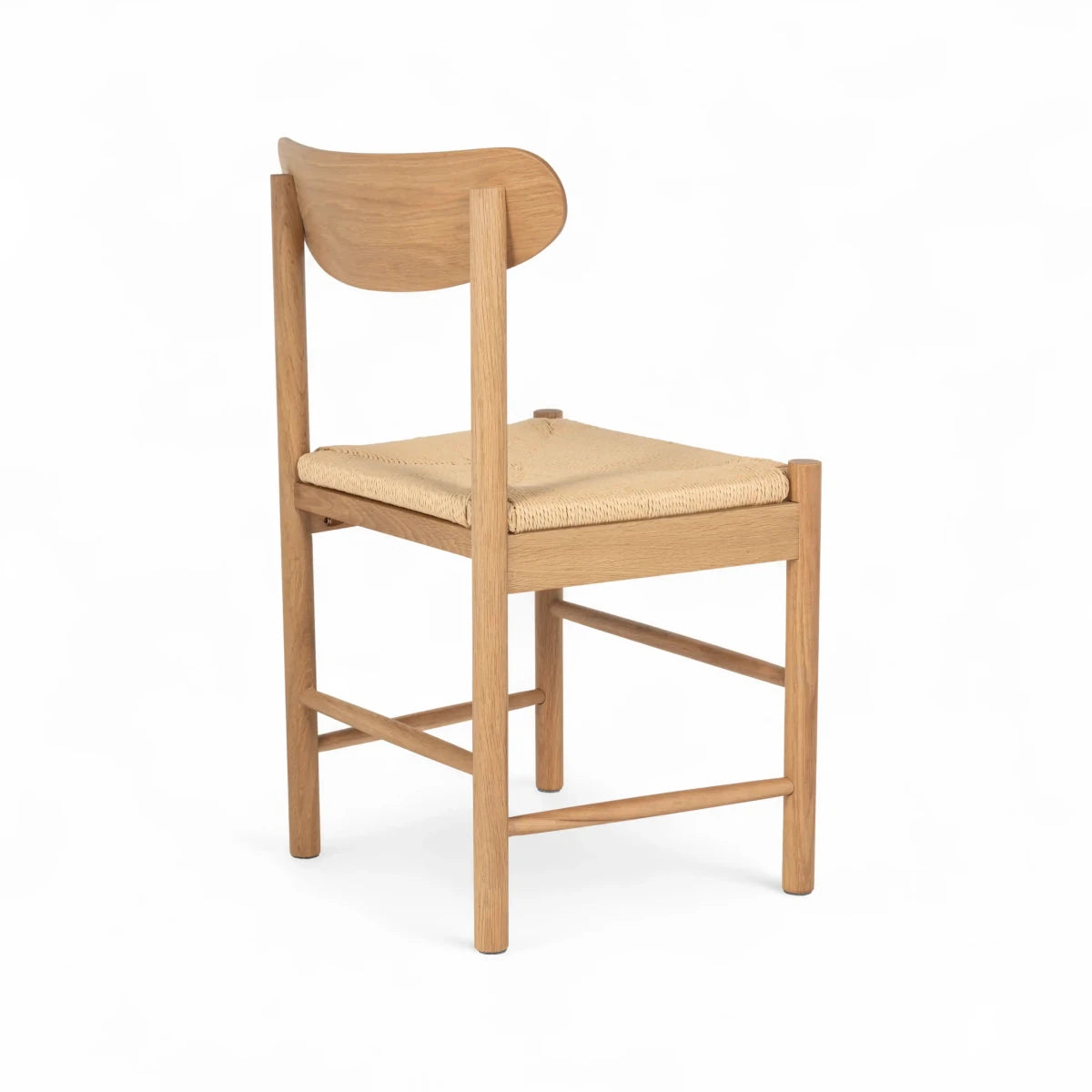 6er Set Esszimmerstühle Malou mit Geflechtsitz - Wildeiche - FURNHOUSE