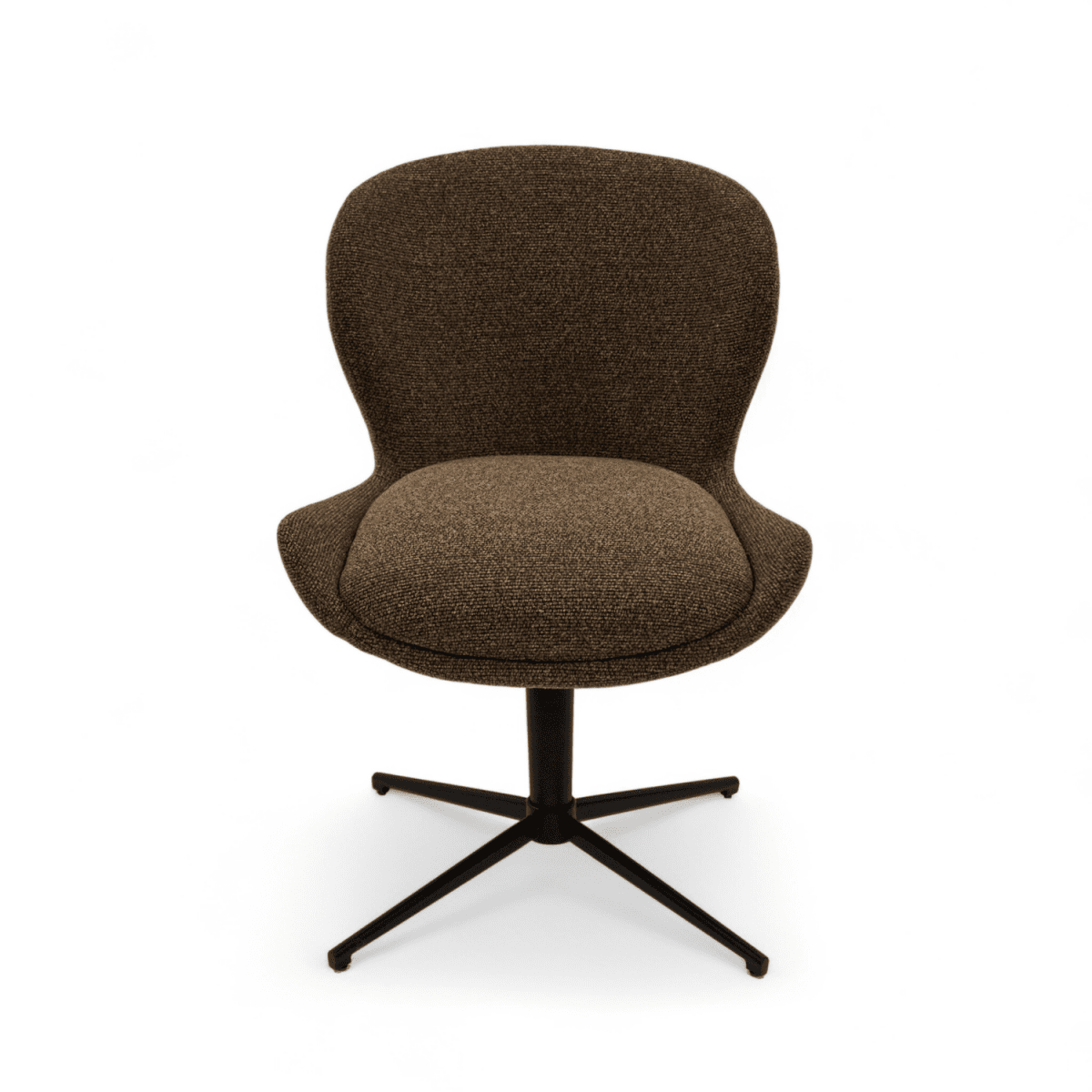 6er Set Esszimmerstühle Nicklas - Drehbar - Braun - FURNHOUSE