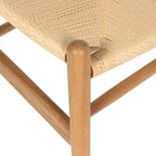 2er Set Esszimmerstühle Nikoline mit Geflechtsitz - Wildeiche - FURNHOUSE