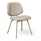 Esszimmerstuhl Sofia Beige schräg von vorne