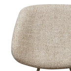 Gepolsterte Sitzfläche im Detail, Esszimmerstuhl Sofia Beige