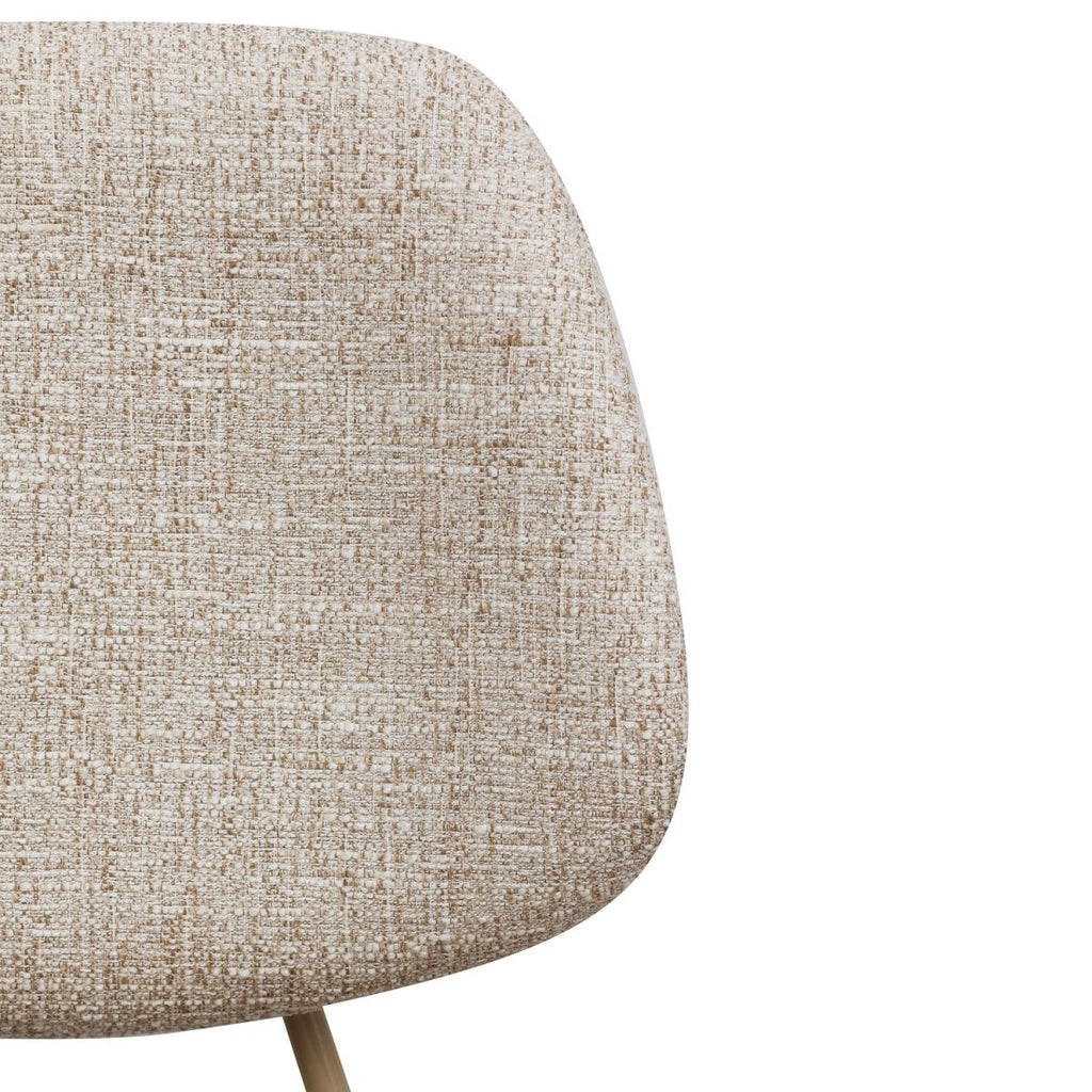 Alto Bürostuhl - Bouclé-Stoff Beige - FURNHOUSE