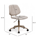 Alto Bürostuhl - Bouclé-Stoff Beige - FURNHOUSE