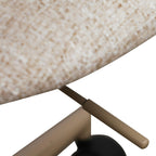 Alto Bürostuhl - Bouclé-Stoff Beige - FURNHOUSE