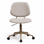 Alto Bürostuhl - Bouclé-Stoff Beige - FURNHOUSE