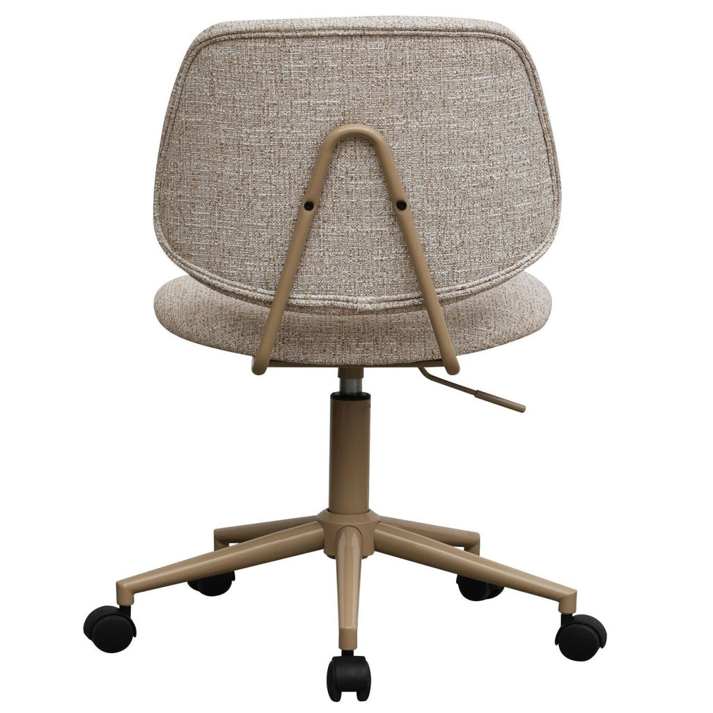 Alto Bürostuhl - Bouclé-Stoff Beige - FURNHOUSE