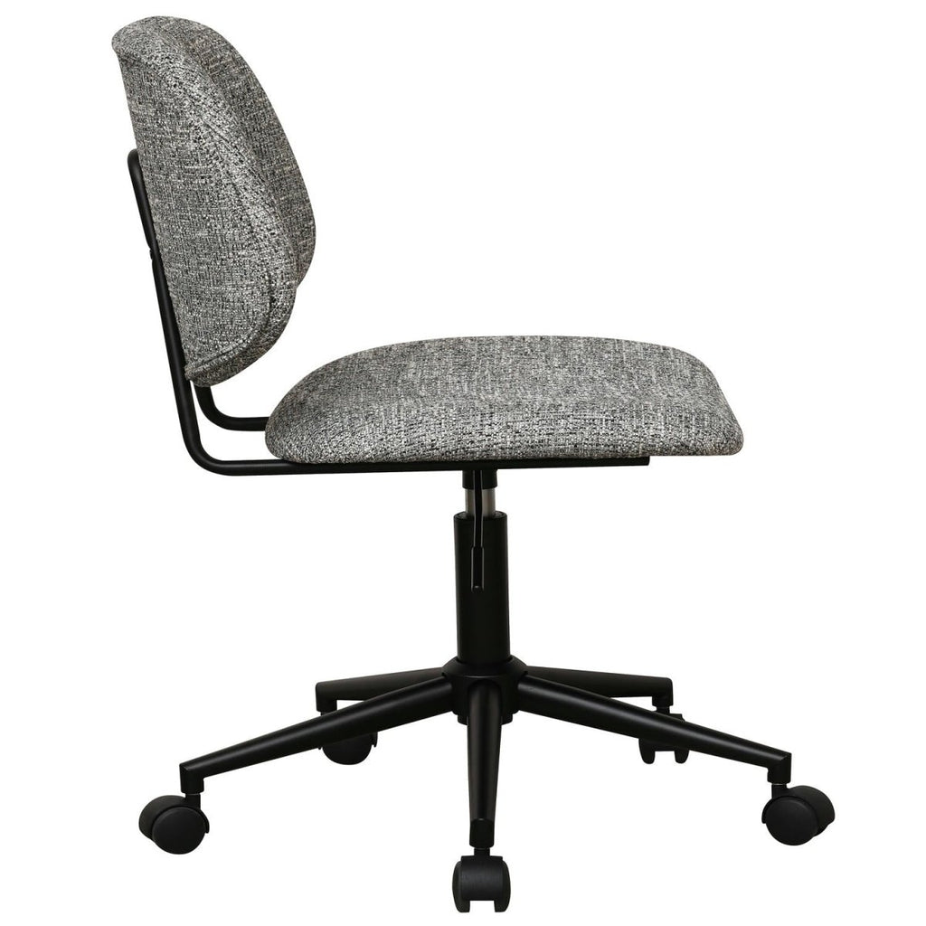 Alto Bürostuhl - Bouclé-Stoff Grau - FURNHOUSE