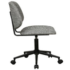 Alto Bürostuhl - Bouclé-Stoff Grau - FURNHOUSE