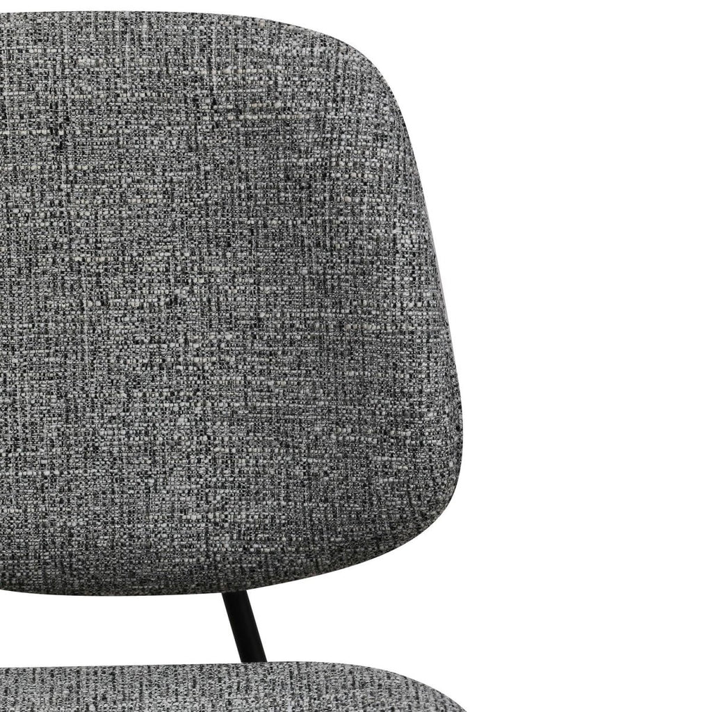 Alto Bürostuhl - Bouclé-Stoff Grau - FURNHOUSE