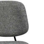 Alto Bürostuhl - Bouclé-Stoff Grau - FURNHOUSE