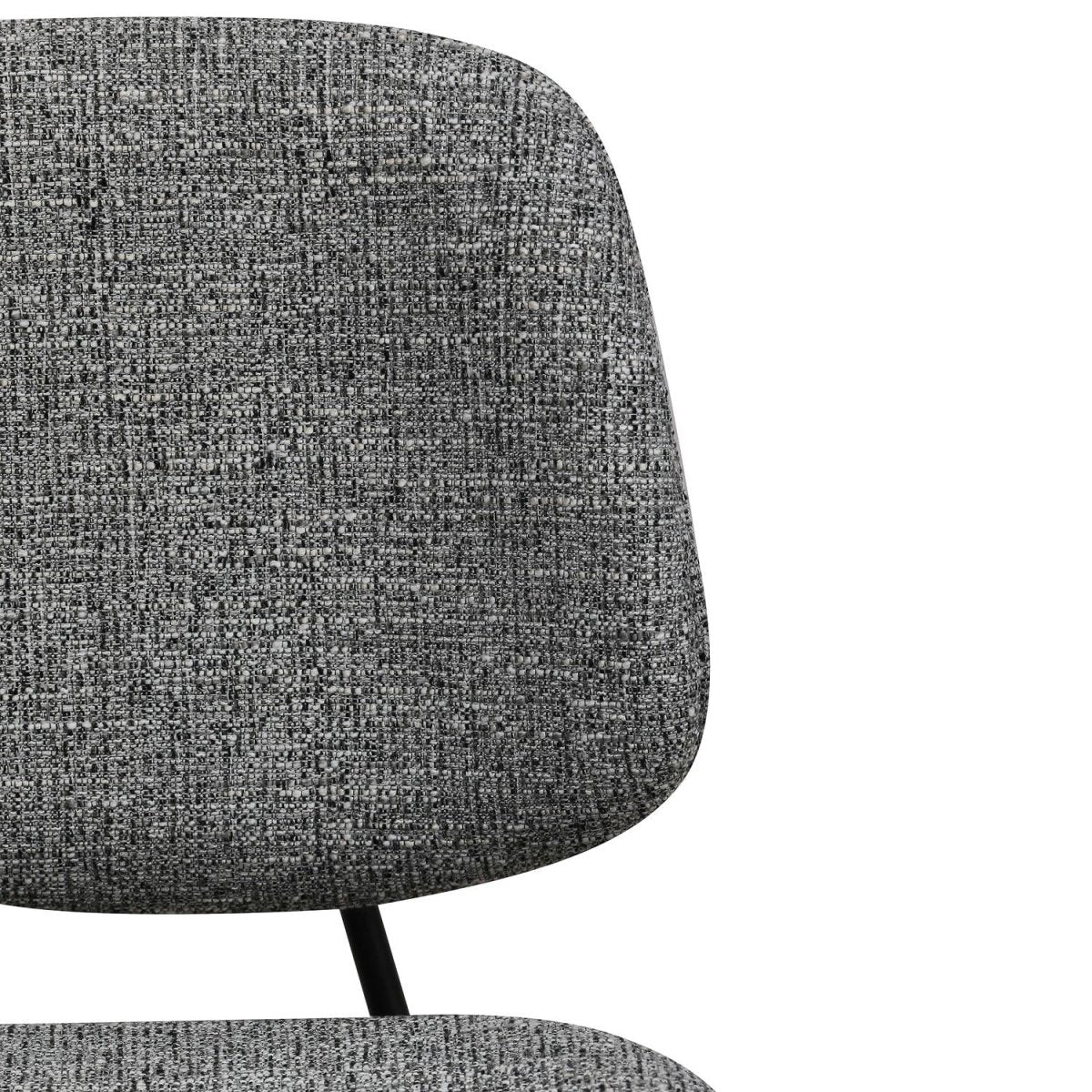 Alto Bürostuhl - Bouclé-Stoff Grau - FURNHOUSE