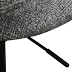 Alto Bürostuhl - Bouclé-Stoff Grau - FURNHOUSE