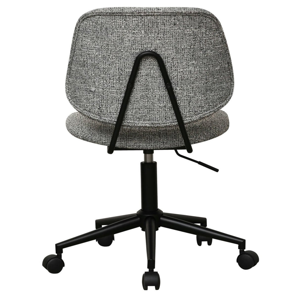 Alto Bürostuhl - Bouclé-Stoff Grau - FURNHOUSE