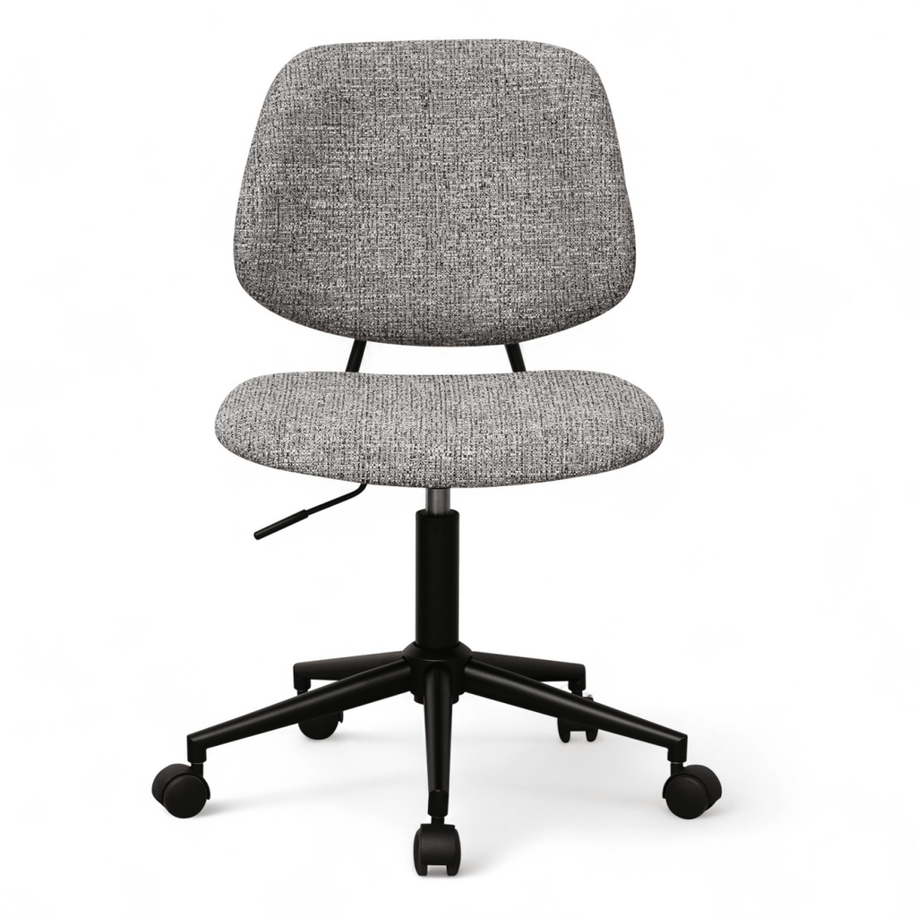 Alto Bürostuhl - Bouclé-Stoff Grau - FURNHOUSE