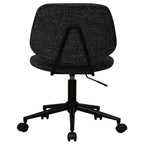 Alto Bürostuhl - Bouclé-Stoff Schwarz - FURNHOUSE