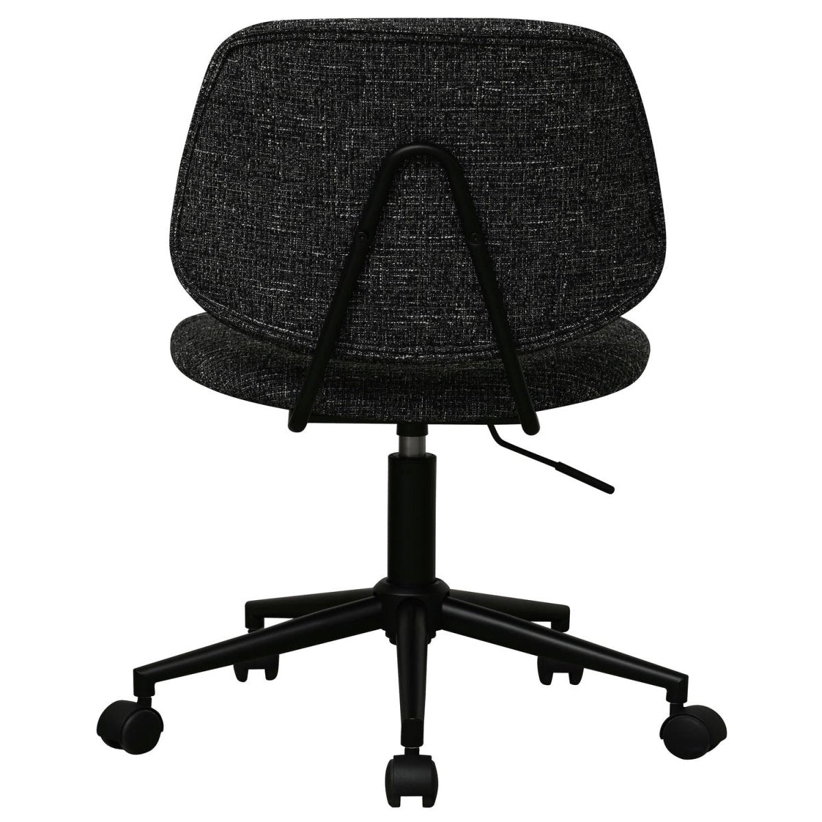 Alto Bürostuhl - Bouclé-Stoff Schwarz - FURNHOUSE